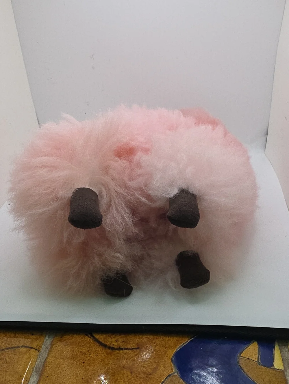 Plush Pink Artisanal Alpaca Plush Stuffed Toy